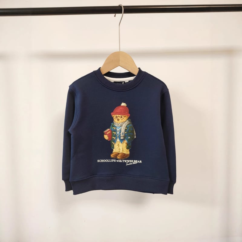 Unisex παιδικό φούτερ σε στυλ K, με φλίς επένδυση, 90% βαμβάκι, για παιδιά 3–8 ετών.