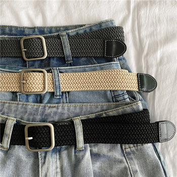 Pojas od PU kože s kopčom od legure, kopča na pin, širina 2-4 cm, probijanje i elektroplata, proljeće 2025, minimalistički casual stil
