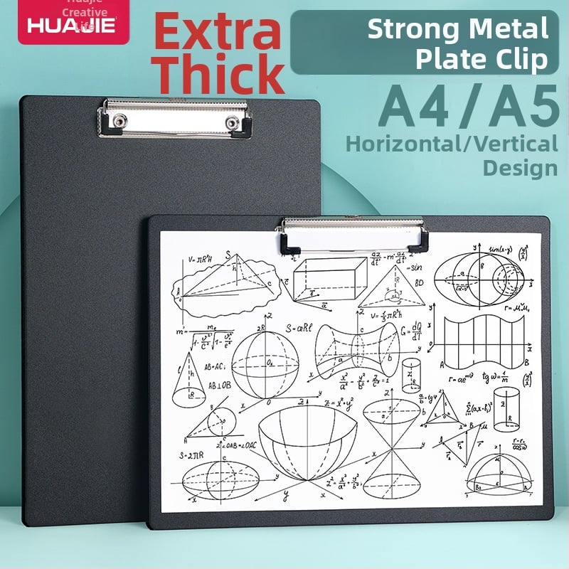 Plasztikus lemezcsipesz A4 dokumentumokhoz, lemez vastagsága 3 mm, méretek 235×315 mm, függő irattartó