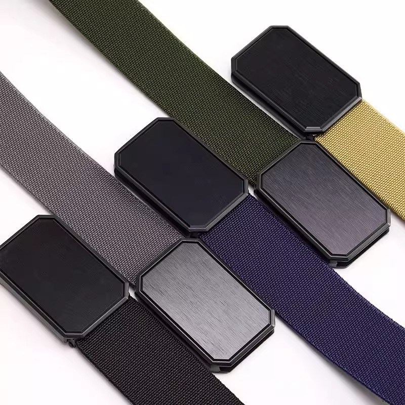 Muški kaiš od PU kože s magnetskom kopčom od legure, širina 2-4 cm, elektroplating završna obrada