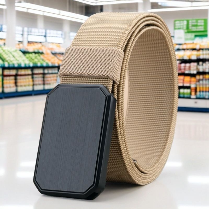 Muški kaiš od PU kože s magnetskom kopčom od legure, širina 2-4 cm, elektroplating završna obrada