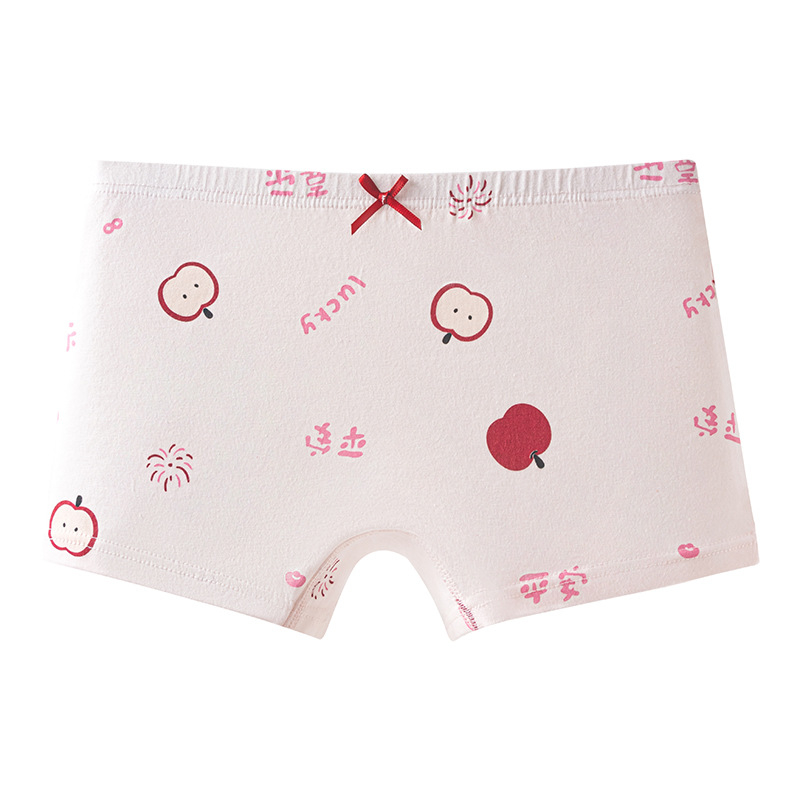 Dječje pamukaste gaćice s antibakterijskom zaštitom, boxerice za djevojčice srednjeg struka, uzrast 3–8 godina, 95% pamuk 5% elastan, podstava 100% pamuk