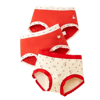 Dječje gaćice za djevojčice od pamuk smjese, Klasa A, srednji pojas, 47,5% pamuk, za djecu 8+ godina