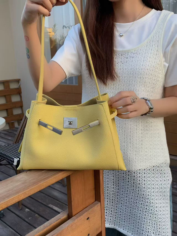 Кожа от висок клас чанта през рамо, градски минималистичен стил, цип за отваряне, джоб за телефон, PU подплата — модел XCY-58107#