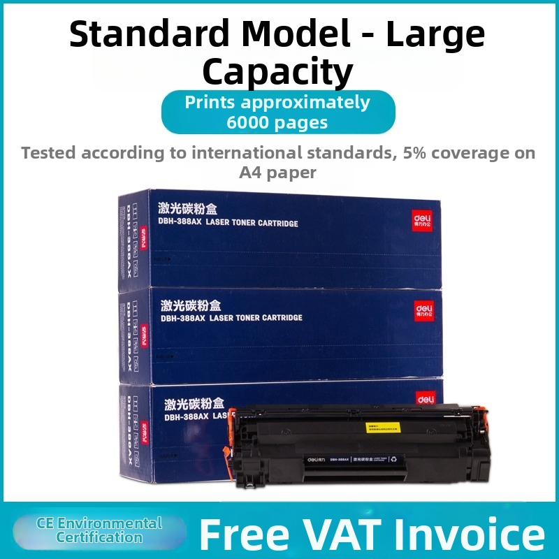 Tonerkazetta DTH-388AT HP M1136, M126a és P1106-hoz (1500 oldal; újratölthető poros toner; lézeres nyomtató)