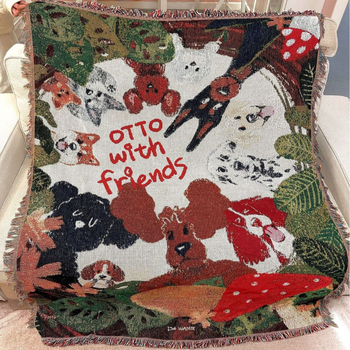 Гобелен за стена - карикатурен стил, памук, правоъгълна форма, картун мотив, машинно тъкане, машинно пране