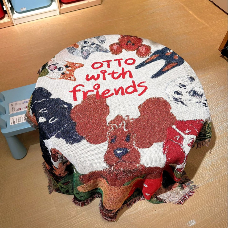 Гобелен за стена - карикатурен стил, памук, правоъгълна форма, картун мотив, машинно тъкане, машинно пране