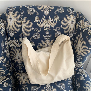 Дамска чантичка от плат в стил Dumpling, кръстосана през рамо с цип и джоб за телефон