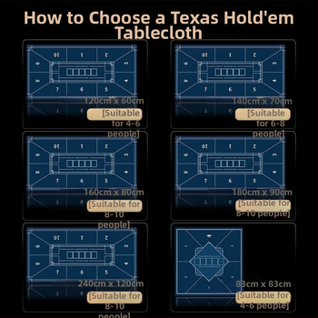 Полиестерна правоъгълна покривка за маса за покер и маџонг, устойчива на намачкване, клетъчен модел, американски стил