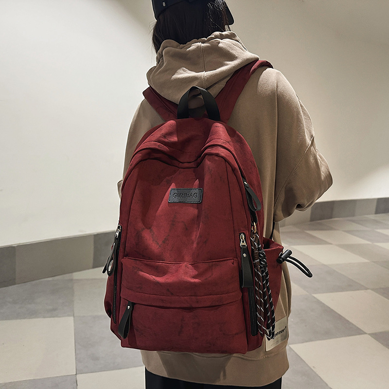 Najlon ruksak, 20–35 L, unisex, kompatibilan s 15-inčnim prijenosnikom, gradski minimalistički stil, proljeće 2025