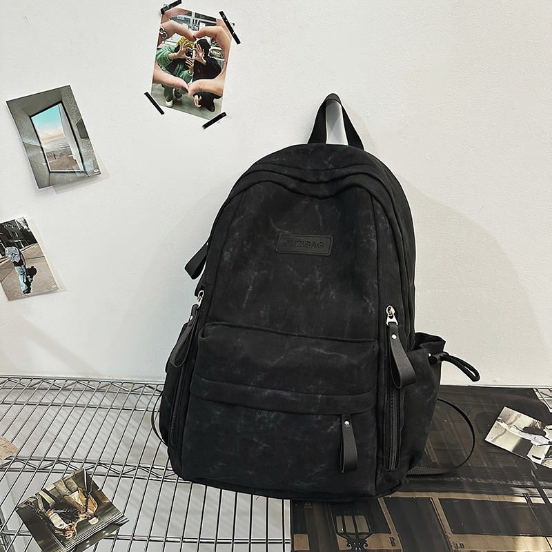 Najlon ruksak, 20–35 L, unisex, kompatibilan s 15-inčnim prijenosnikom, gradski minimalistički stil, proljeće 2025