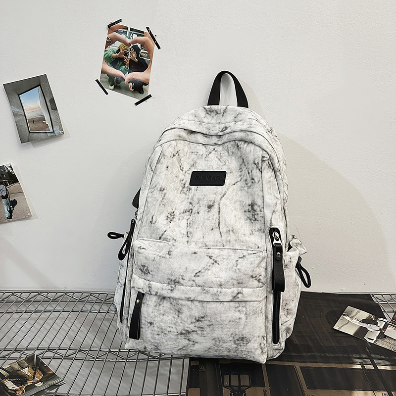 Najlon ruksak, 20–35 L, unisex, kompatibilan s 15-inčnim prijenosnikom, gradski minimalistički stil, proljeće 2025