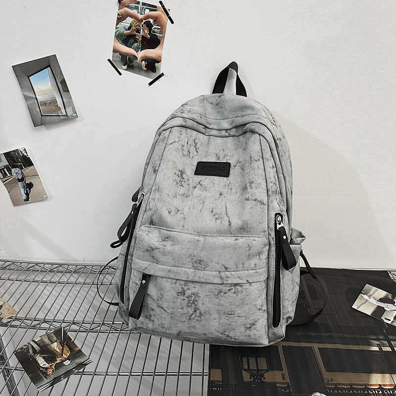 Najlon ruksak, 20–35 L, unisex, kompatibilan s 15-inčnim prijenosnikom, gradski minimalistički stil, proljeće 2025