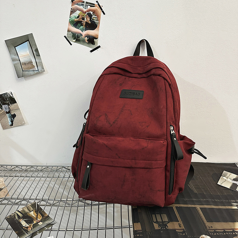 Najlon ruksak, 20–35 L, unisex, kompatibilan s 15-inčnim prijenosnikom, gradski minimalistički stil, proljeće 2025