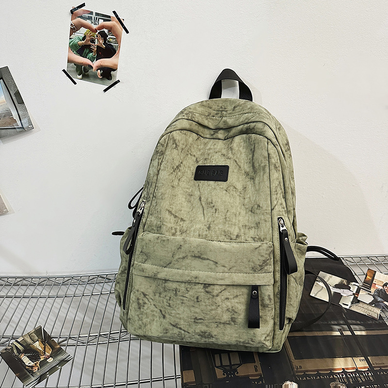Najlon ruksak, 20–35 L, unisex, kompatibilan s 15-inčnim prijenosnikom, gradski minimalistički stil, proljeće 2025