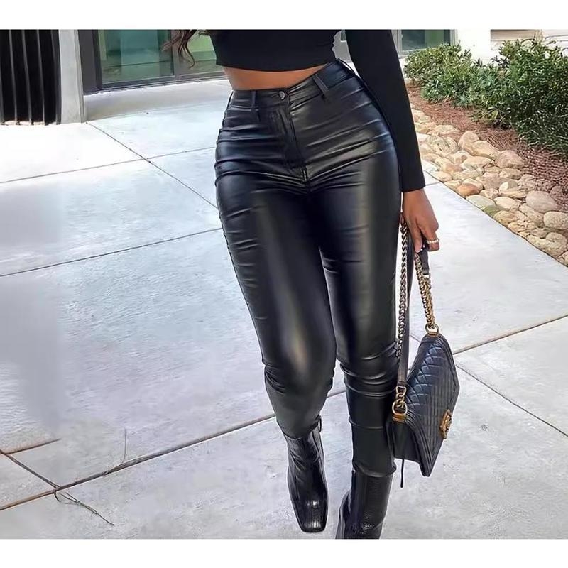 Muške casual cropped hlače s visokim strukom, elastične, uski kroj