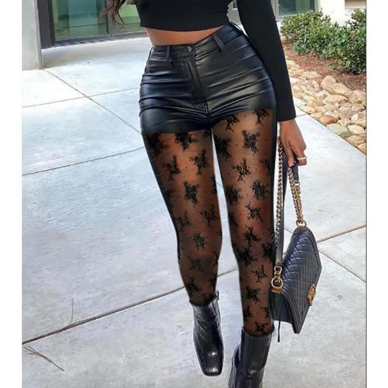 Muške casual cropped hlače s visokim strukom, elastične, uski kroj