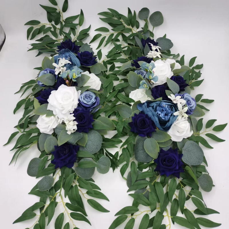 Esküvői virágok ívhez készlet (két darab) — Anyag: erősített Oxford szövet; Csomagolás: karton; Alkalmas esküvőkre; Személyre szabható feldolgozás: Igen; Licencelt magáncímke: Igen.