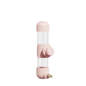 Dispenser automat de apă pentru papagal, din acrilic; recipient tip seringă; brand Demon pet; personalizabil pentru comenzi mari