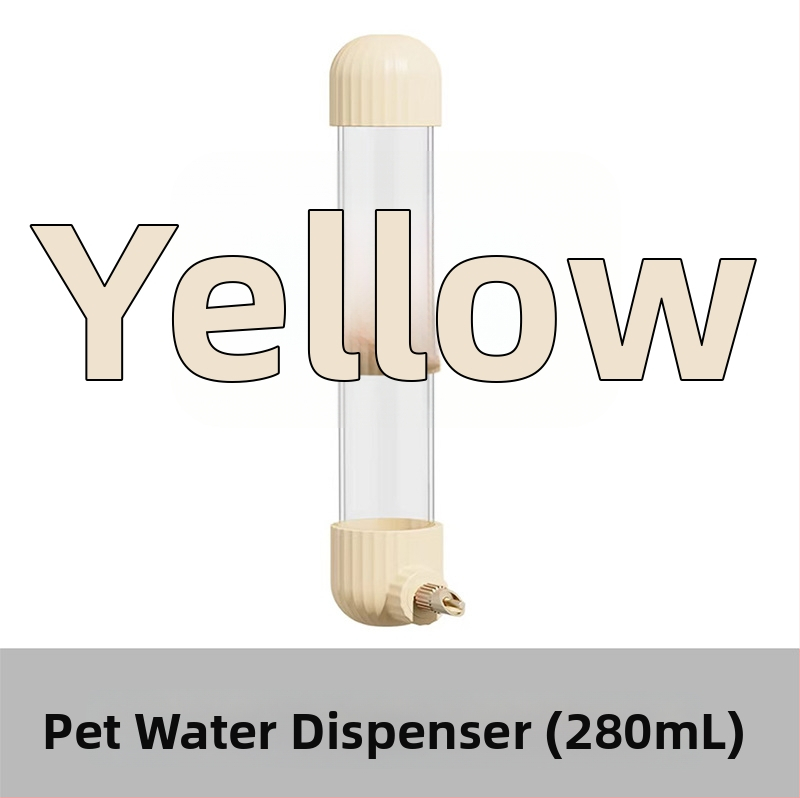 Dispenser automat de apă pentru papagal, din acrilic; recipient tip seringă; brand Demon pet; personalizabil pentru comenzi mari