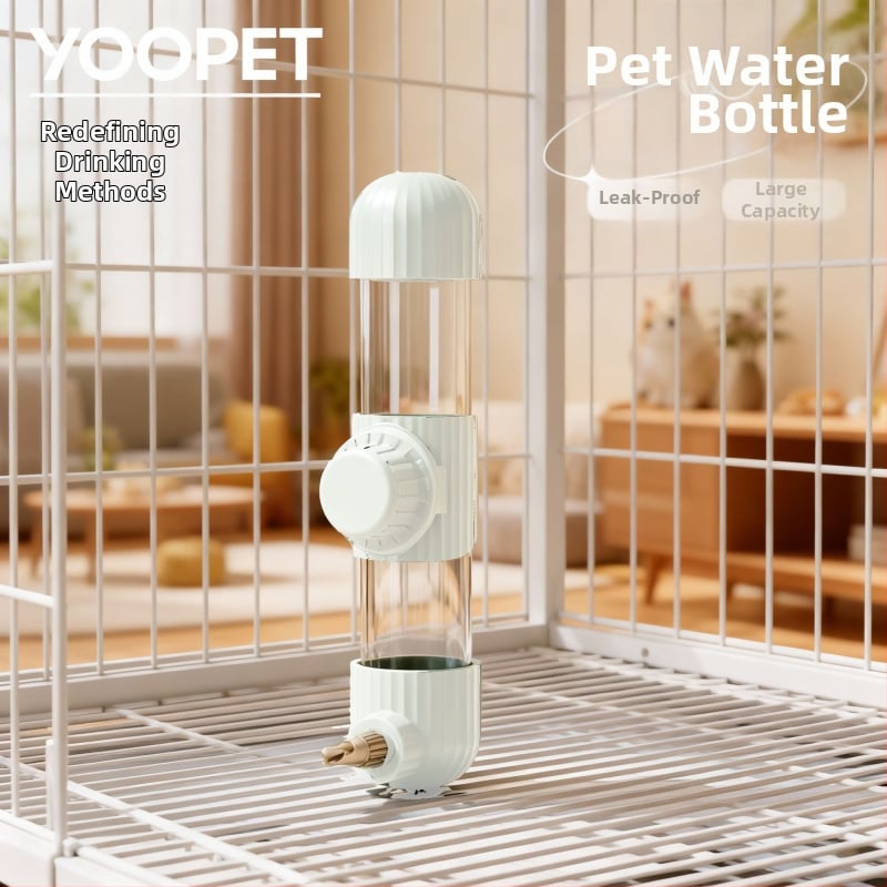 Dispenser automat de apă pentru papagal, din acrilic; recipient tip seringă; brand Demon pet; personalizabil pentru comenzi mari