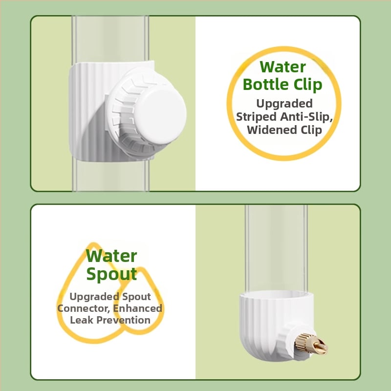 Automatický zásobník vody pre papagaje, akrylový materiál; fľaša typu ihly; značka Demon pet; prispôsobiteľné pre veľké objednávky