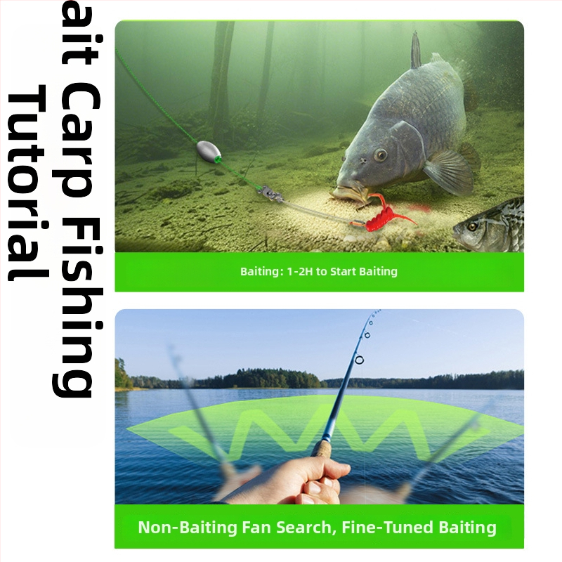 Sada línií pre kaprový rybolov, jesenná-zimná sezóna, PE materiál