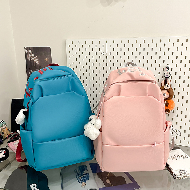 Školski ruksak - najlon, vodootporan, unisex, kapacitet 20-35 L, pogodan za 15-inčni prijenosnik, mladenački kampus stil