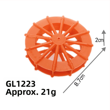 Gyanta vízkerék akvárium dekoráció – tájépítés stílus, Yitong márka, 50 darabos csomag
