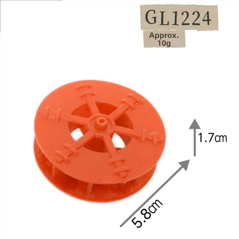 Gyanta vízkerék akvárium dekoráció – tájépítés stílus, Yitong márka, 50 darabos csomag