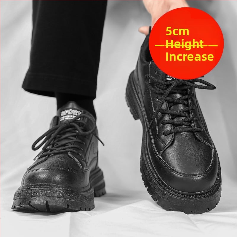 Мъжки мокасини - водоустойчиви, открит пръст, нисък глезен, гумена подметка, връзки