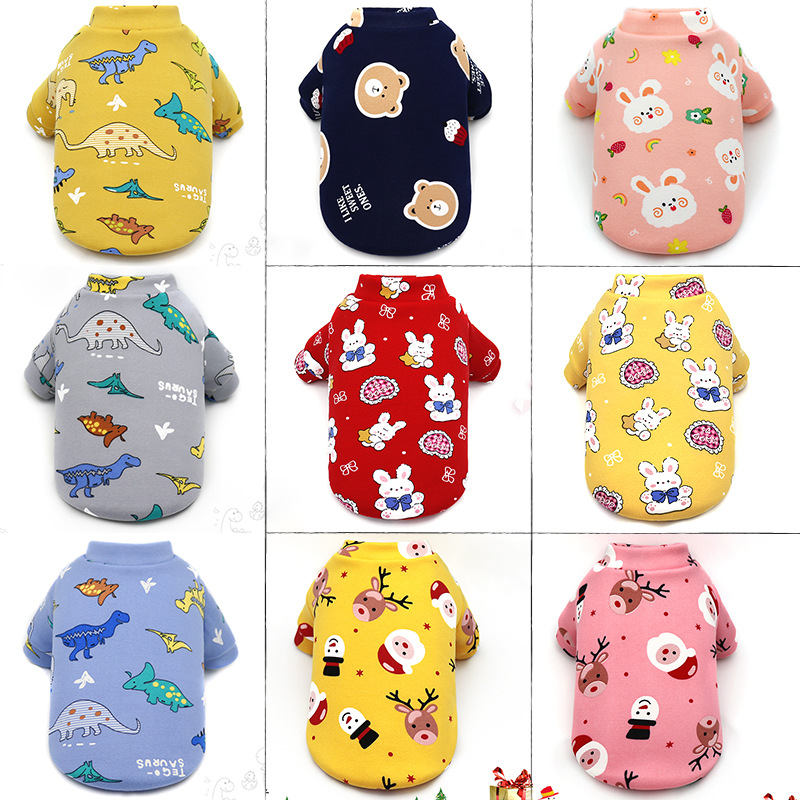 Poohlo kisállat ruházat – nyomtatott őszi-téli ruházat fleece bélésével, kis testű kutyáknak és macskáknak; Márka: Poohlo; Kategória: Kisállat ruházat; Anyag: Egyéb; Nem: Univerzális