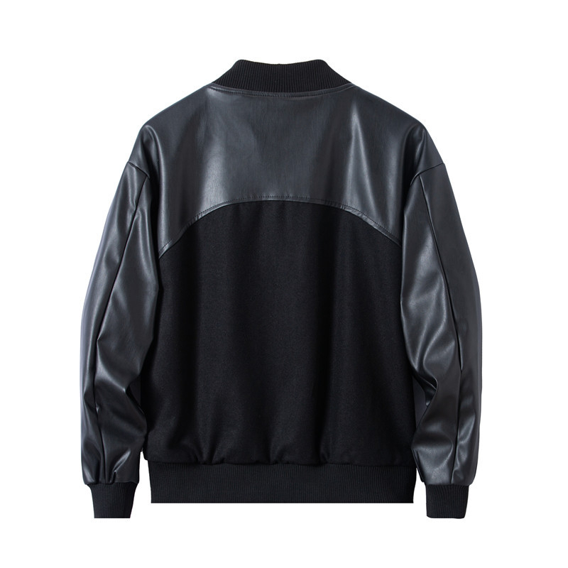 Férfi hip-hop stílusú kabát álló gallérral, egyrendű gombolással, poliészter-keverék anyag (70% poliészter), bélés poliészter