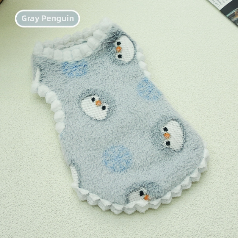 Gyapjúból készült háziállat mellény, hercegnő stílus, kutyáknak és macskáknak