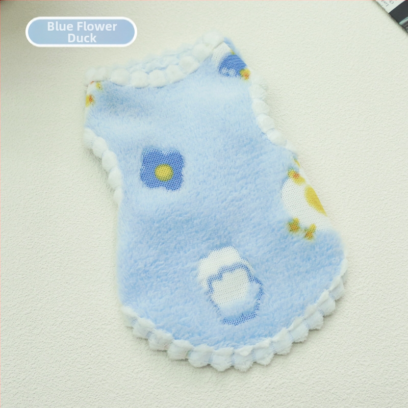 Gyapjúból készült háziállat mellény, hercegnő stílus, kutyáknak és macskáknak