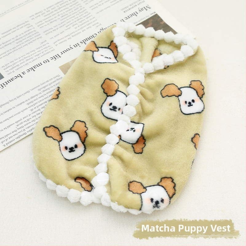 Gyapjúból készült háziállat mellény, hercegnő stílus, kutyáknak és macskáknak