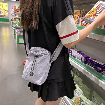 Najlon sport torba, prozračna, podstava od poliestera, unisex, za vanjske sportove, gradski minimalistički stil
