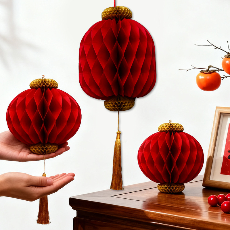 Χάρτινο φανάρι, κινεζικού στυλ, ακανόνιστο σχήμα, μάρκα Gong Huang, δεν φωτίζει