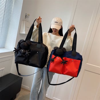Unisex putna torba od najlona, 20–35L, prozračna i otporna na habanje, gradski minimalistički stil, za slobodno vrijeme putovanja
