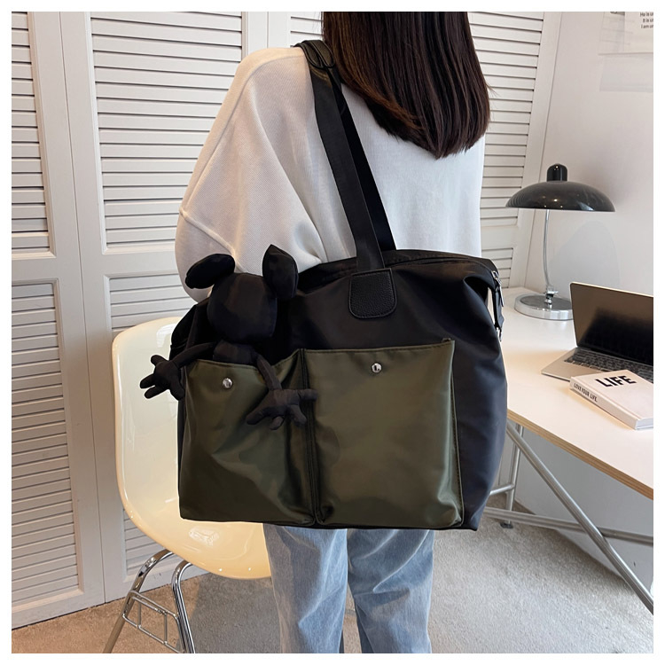 Unisex putna torba od najlona, 20–35L, prozračna i otporna na habanje, gradski minimalistički stil, za slobodno vrijeme putovanja