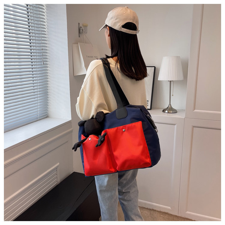 Unisex putna torba od najlona, 20–35L, prozračna i otporna na habanje, gradski minimalistički stil, za slobodno vrijeme putovanja