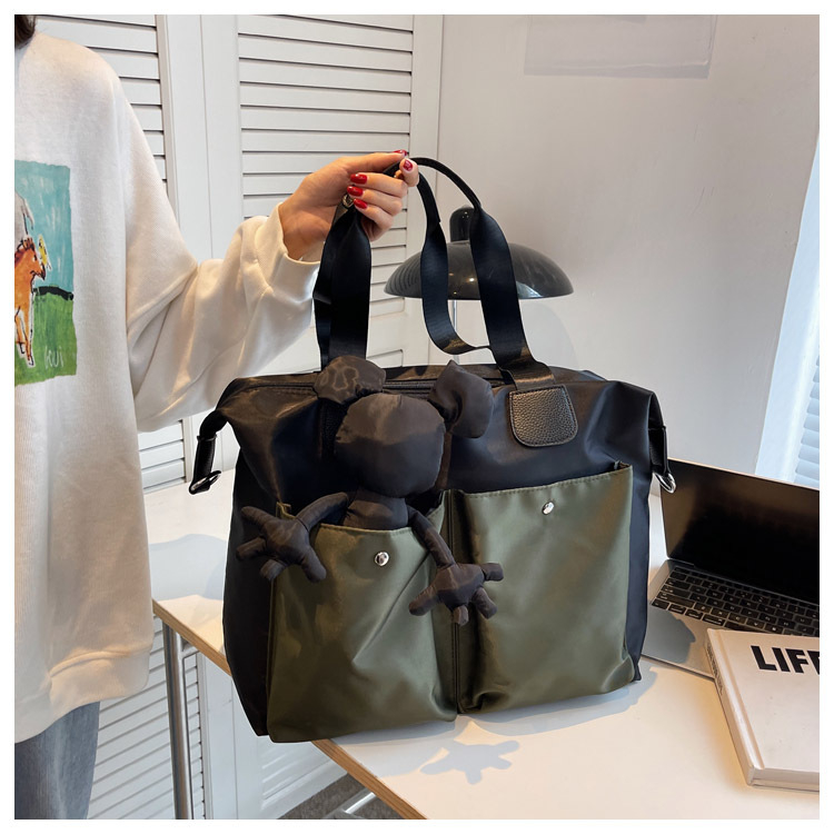 Unisex putna torba od najlona, 20–35L, prozračna i otporna na habanje, gradski minimalistički stil, za slobodno vrijeme putovanja