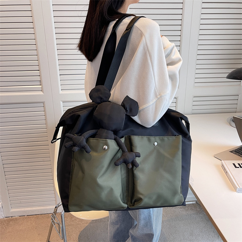 Unisex putna torba od najlona, 20–35L, prozračna i otporna na habanje, gradski minimalistički stil, za slobodno vrijeme putovanja