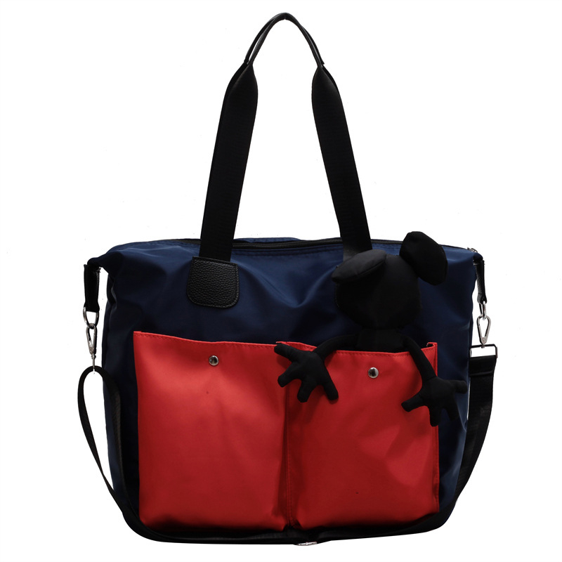 Unisex putna torba od najlona, 20–35L, prozračna i otporna na habanje, gradski minimalistički stil, za slobodno vrijeme putovanja