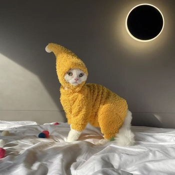 Rila aranyos téli négylábú háziállat ruha – poliészter-pamut