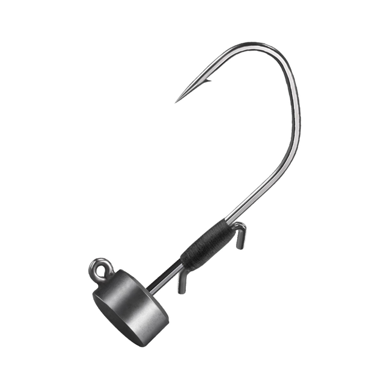 Kuka s olovnom glavom za Ned Rig – br. 1, s bodljom, za riječni bass ribolov