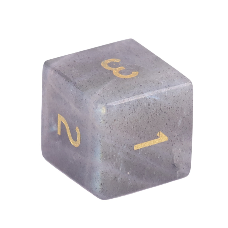 Kocke za D&D – Prirodni kristalni dragulji, pravokutni oblik, dvadeset stranica, mogućnost prilagodbe
