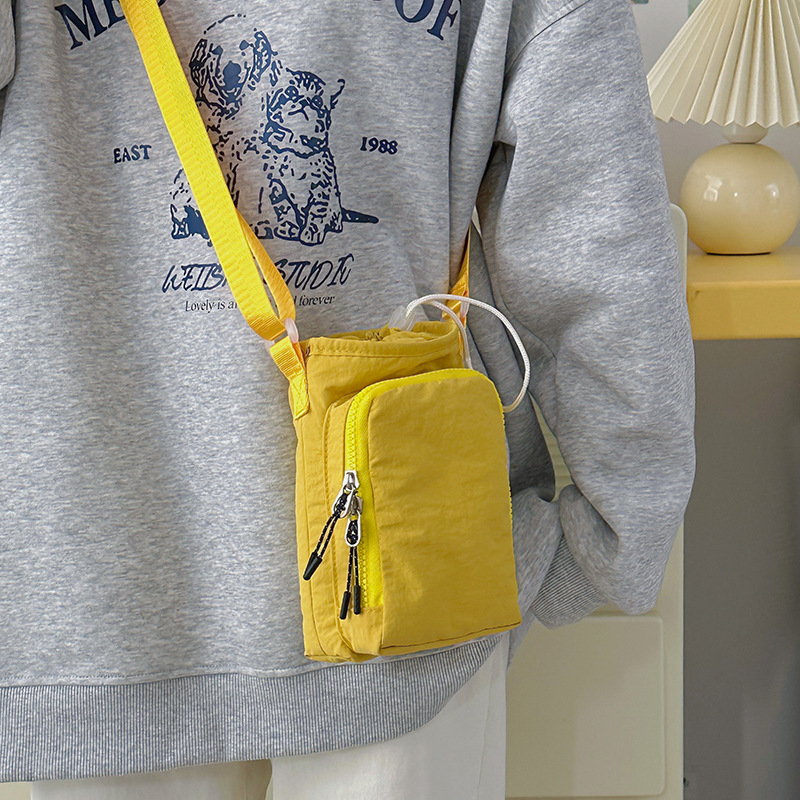 Nylon sportska sling torba, sklopiva, za vanjske sportove, gradski minimalistički stil