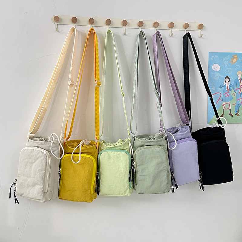 Nylon sportska sling torba, sklopiva, za vanjske sportove, gradski minimalistički stil