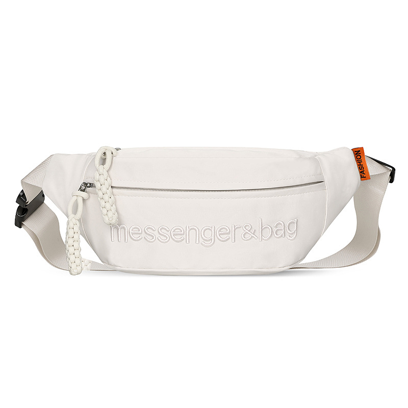 Unisex sportska crossbody torba za biciklizam, vanjski sportovi, ulični stil, materijal Dole pamuk-kombinirana tkanina, prozračna, antibakterijska, otporna